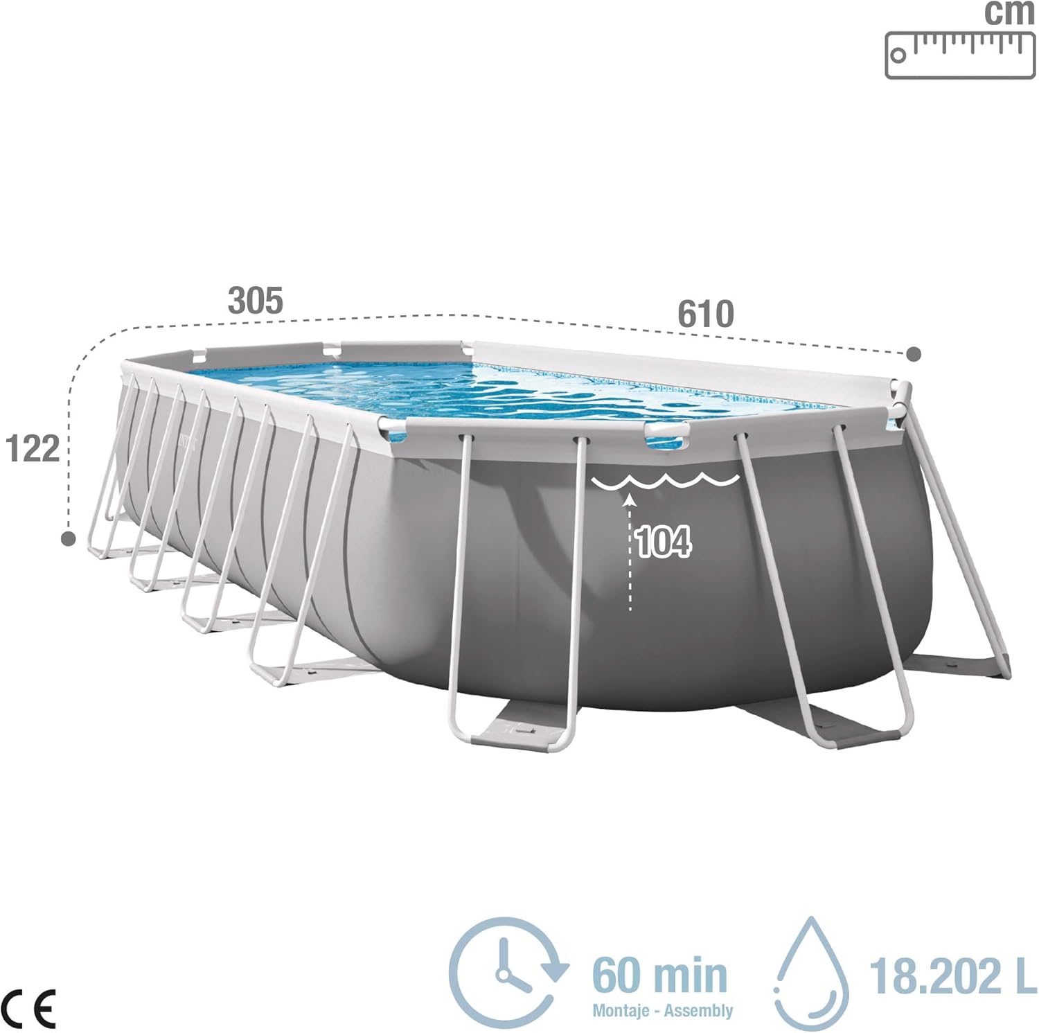 Thumbnail 3 de Intex 26798NP piscina oval prism 610x305 cm
