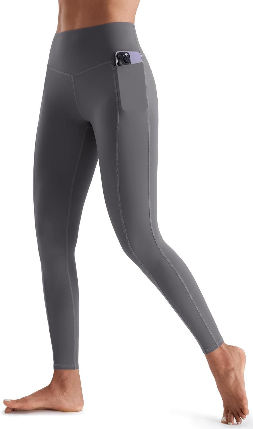 Thumbnail 1 de JOYSPELS Women's Gym Leggings with Pockets – High Waist, Deep Pockets, Non-See-Through