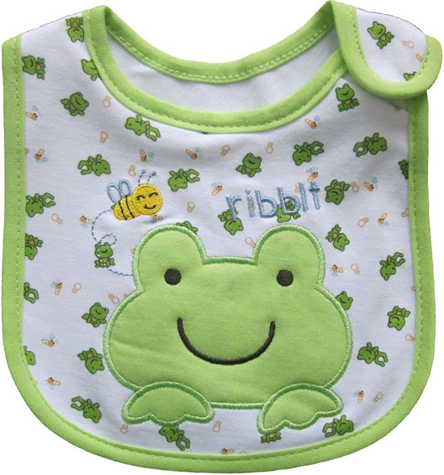 Thumbnail 6 de SLOSH lot de 12 bavoirs bébé imperméables en coton (0 à 36 mois) à fermeture latérale