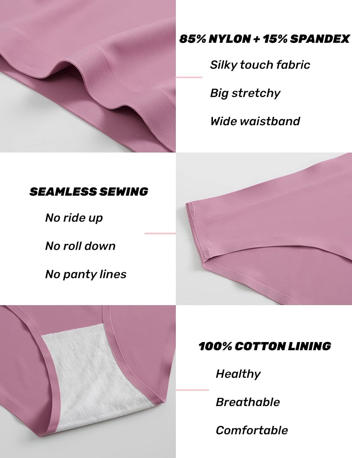 Thumbnail 2 de Caterlove Seamless Bikini Panties 6-Pack