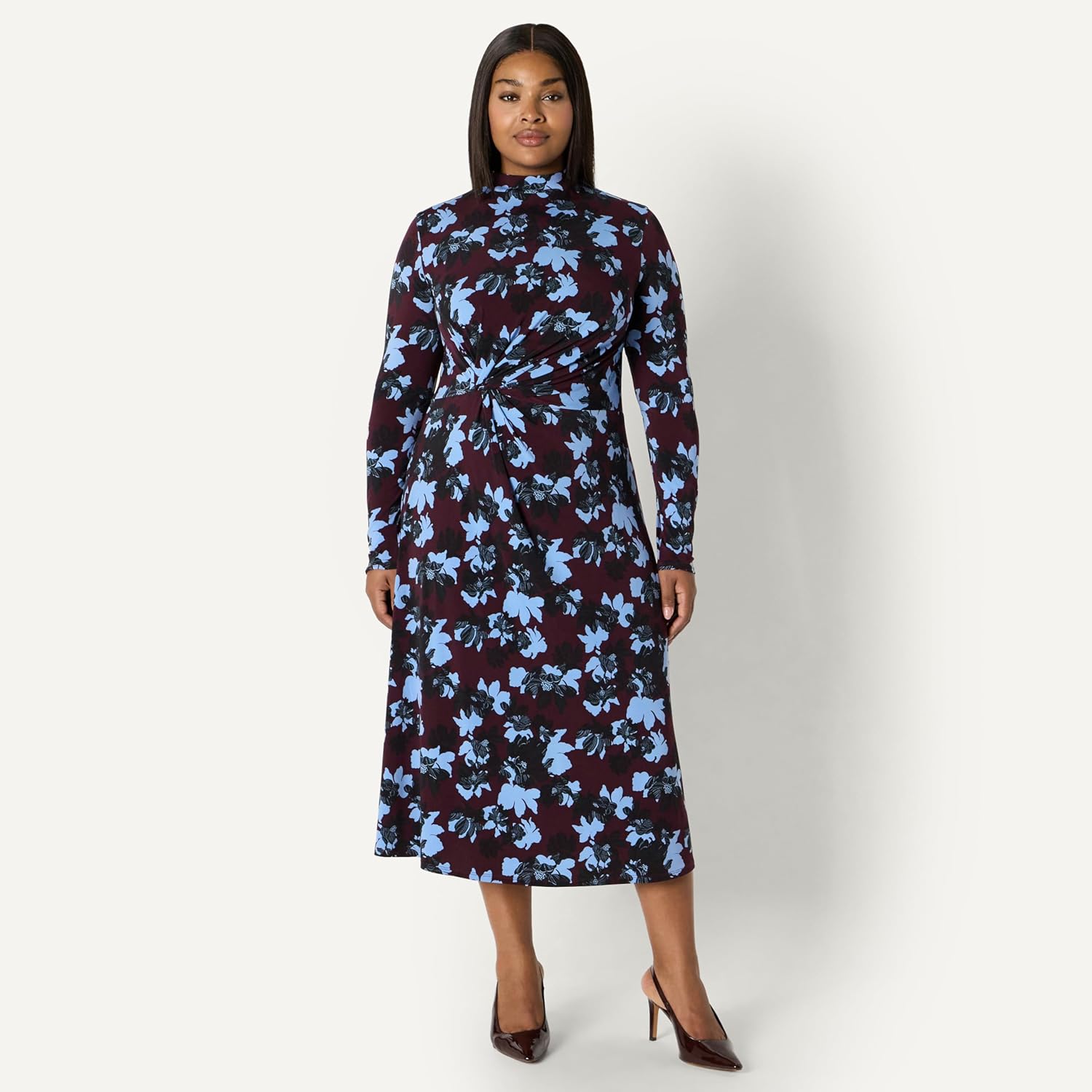 Thumbnail 5 de Amazon Essentials Women’s Fit and Flare Long-Sleeved Short Maxi Dress