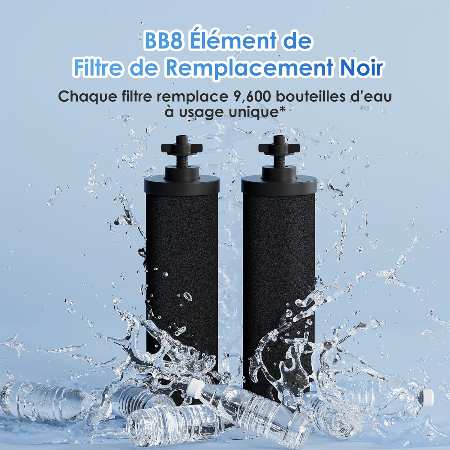 Thumbnail 6 de Purewell BB8 Éléments de Purification de Rechange – 2 Filtres pour Purificateurs d'eau, compatibles avec les systèmes d'ultrafiltration par gravité