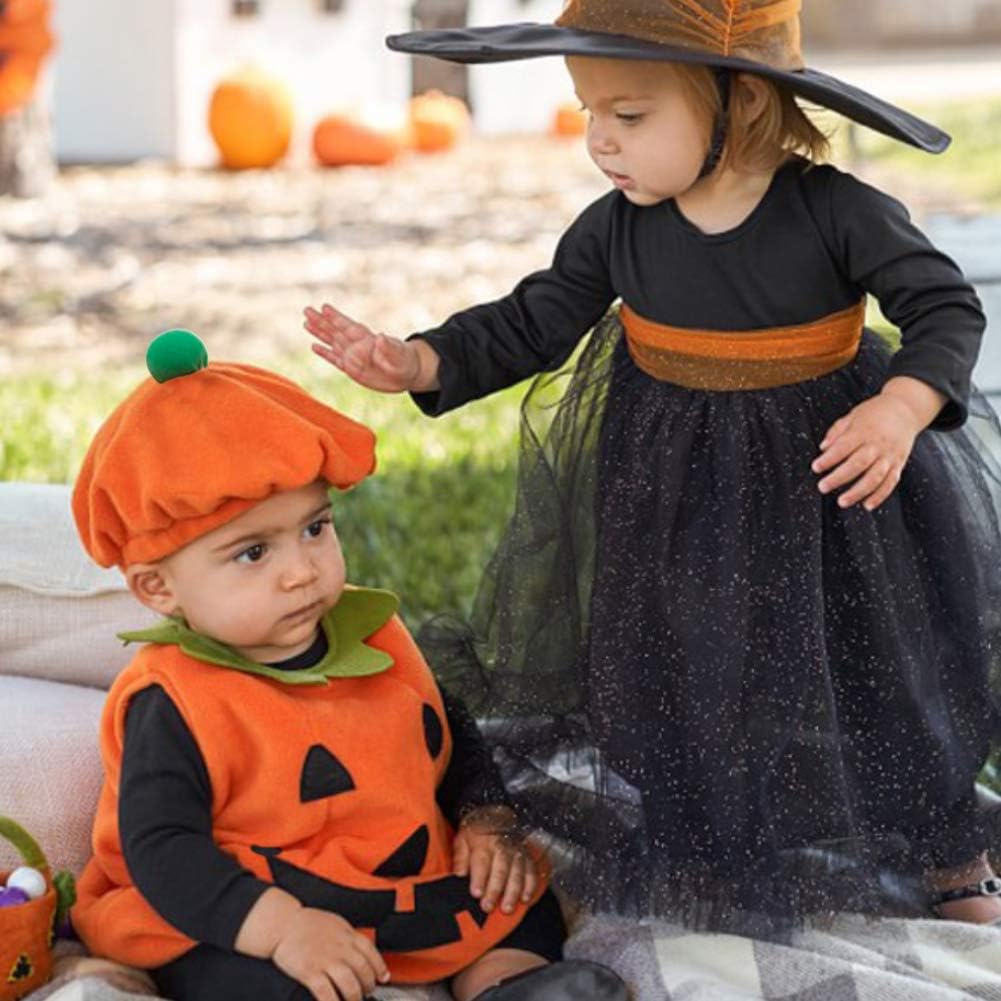 Thumbnail 6 de BigOtters BigOtters Pumpkin Costume Set for Infants and Toddlers, Tunic and Hat