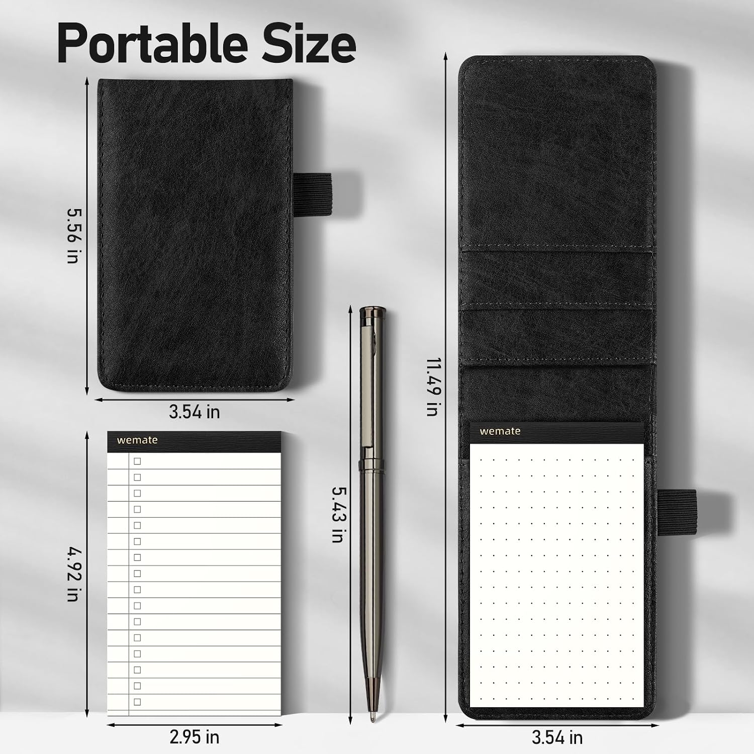 Thumbnail 6 de WEMATE Pocket Notebook Set, 3 x 5 Inch