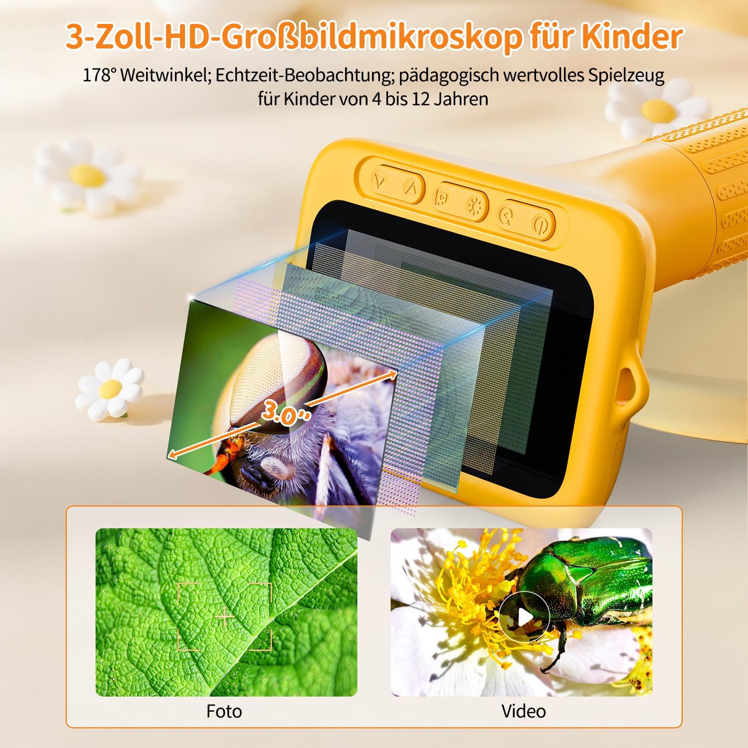 Thumbnail 1 de SKYBASIC Mini‑Mikroskopkamera 1000x
