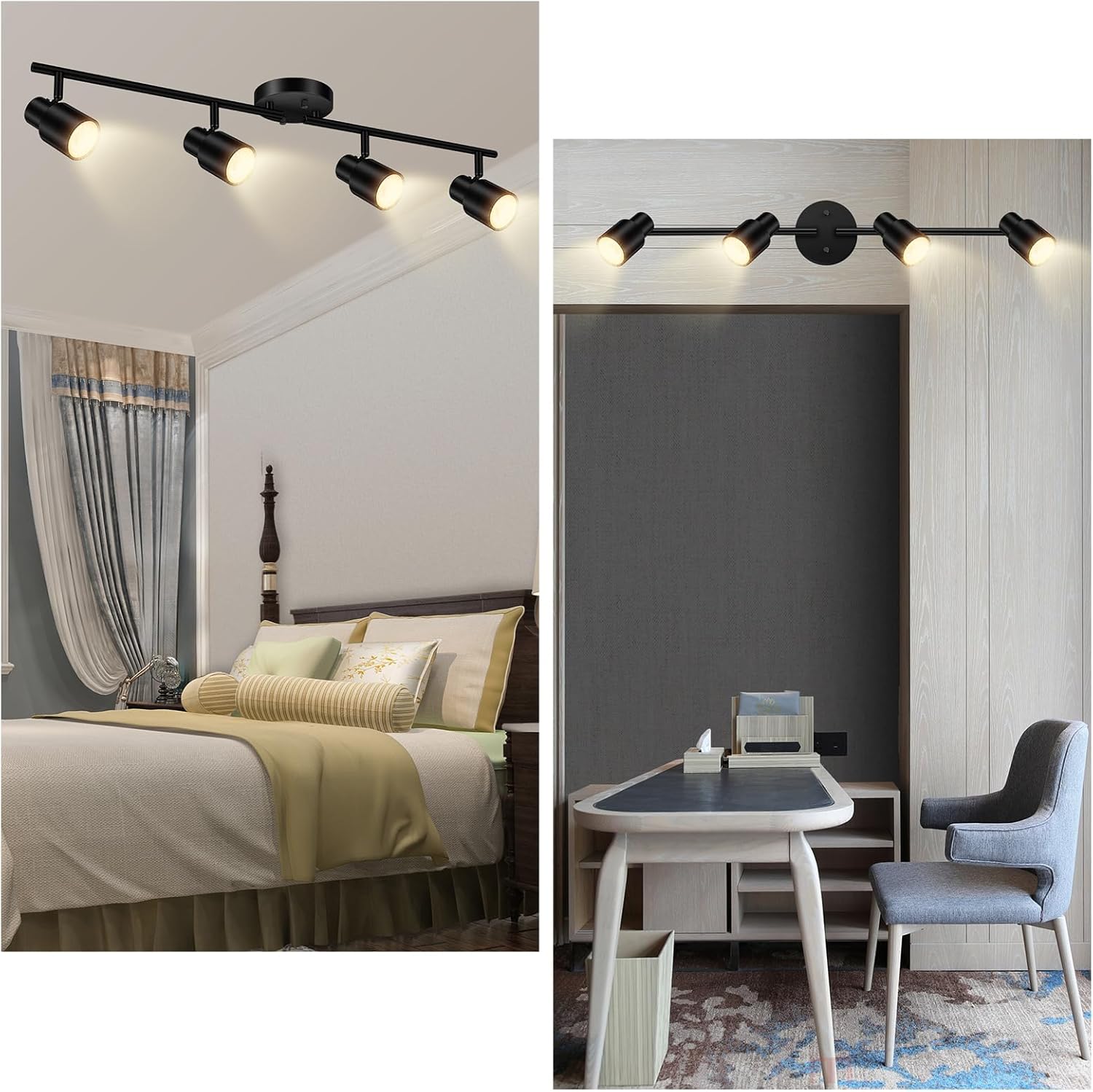 Thumbnail 6 de BoostArea LED 4-Light Track Lighting Kit for Rooms