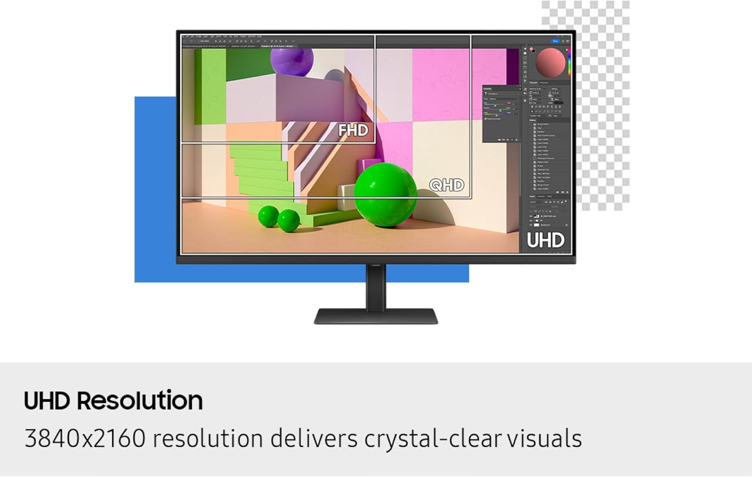 Thumbnail 4 de Samsung ViewFinity S8 37" 4K UHD Monitor