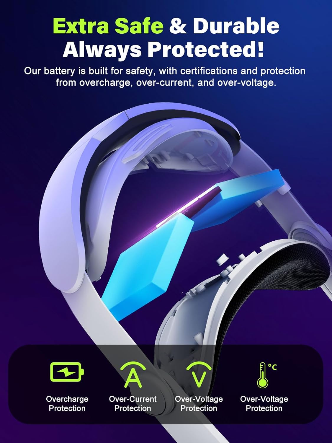 Thumbnail 2 de WaverVR VR head strap with 6000mAh battery