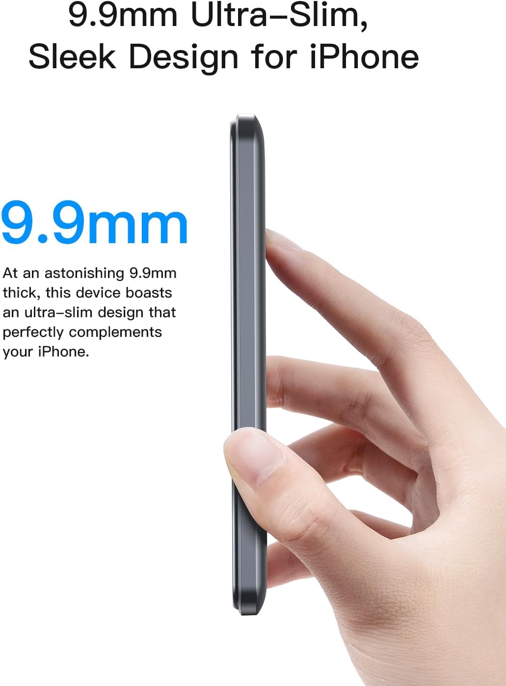 Thumbnail 2 de Bolvunes MagSafe Qi2 power bank (5000mAh) – slim 15W wireless charging with Type-C