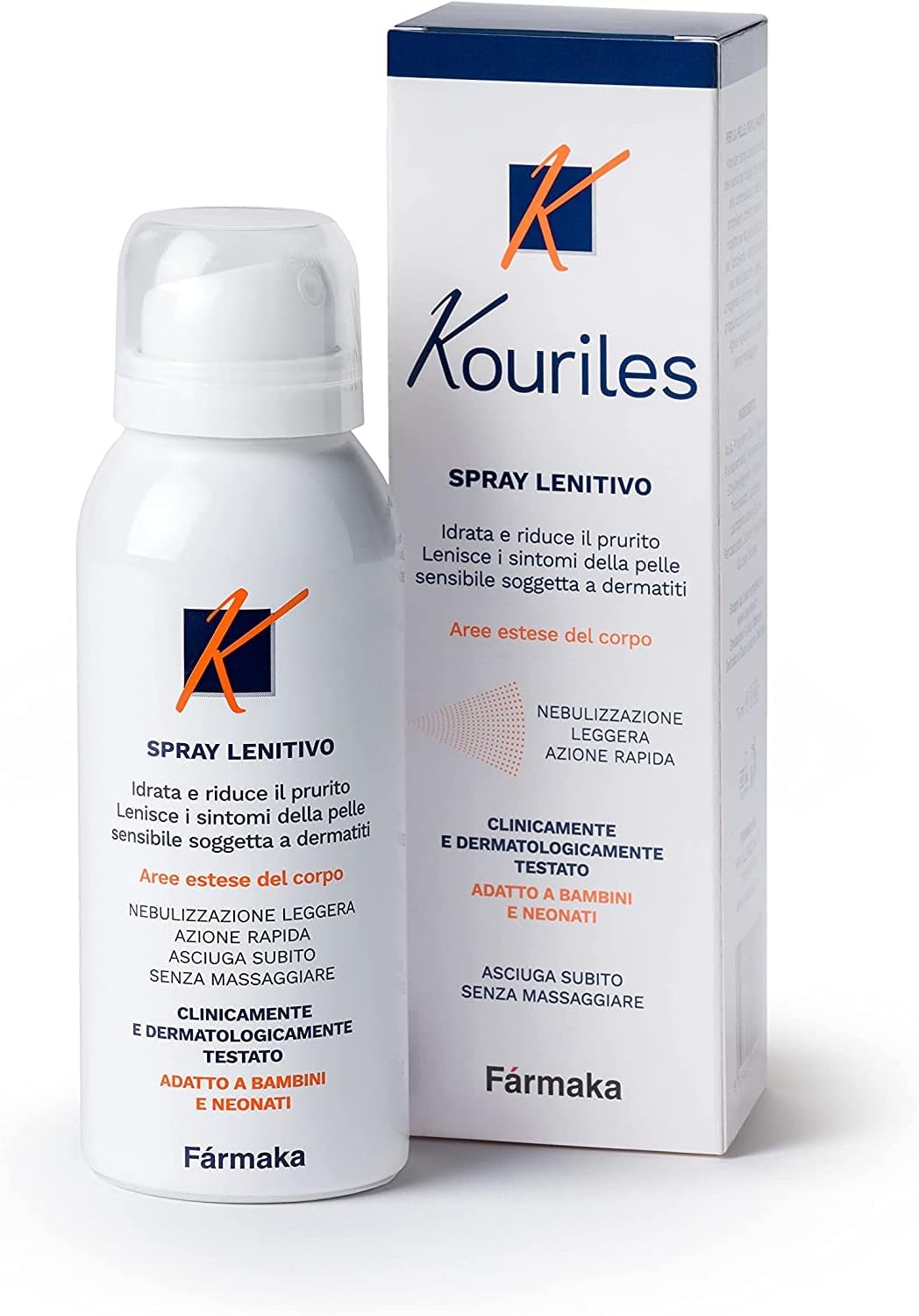 Detalle de Kouriles Spray Lenitivo 75 ml per Prurito