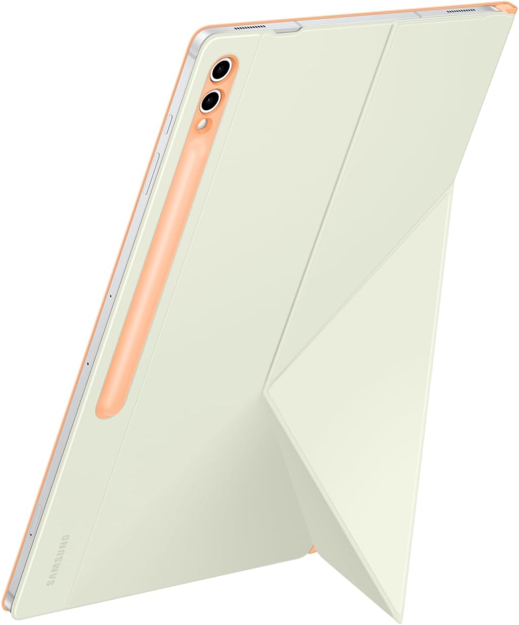 Detalle de Samsung Galaxy Official Smart Book Cover for Galaxy Tab S10 Ultra / S9 Ultra (Orange)
