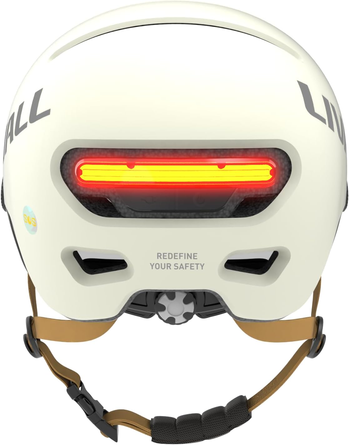 Detalle 2 de LIVALL L23 – kask rowerowy z wizjerem, tylnym światłem LED i wykrywaniem upadku