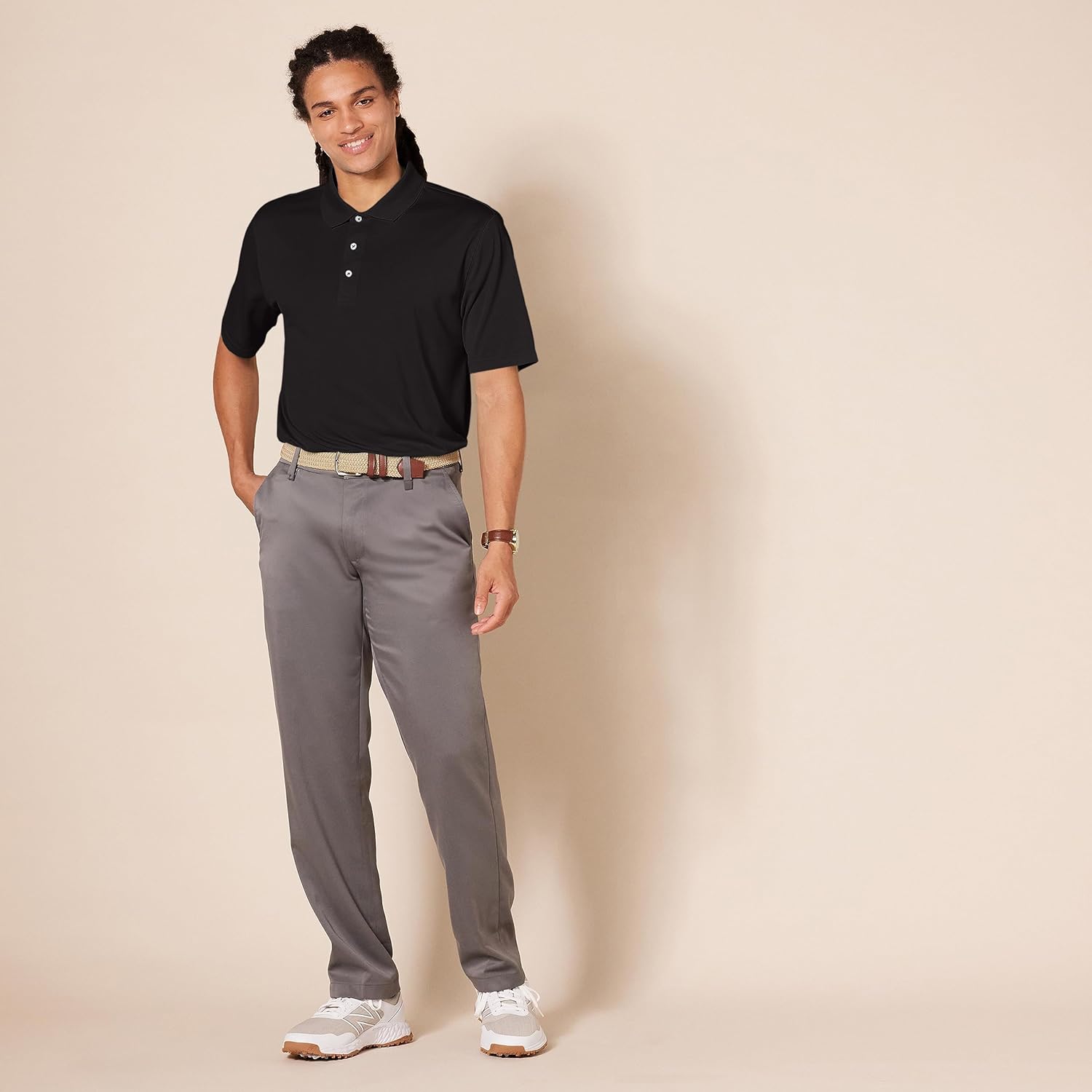 Thumbnail 4 de Amazon Essentials polo da golf uomo a maniche corte ad asciugatura rapida in poliestere riciclato