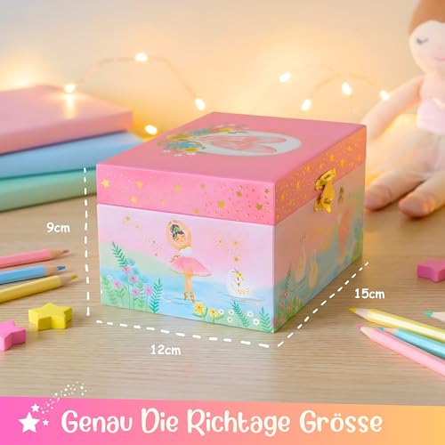 Thumbnail 8 de Giggle & Honey Ballett Musik-Box: Charmantes Gastgeschenk und Schmuckkästchen für Mädchen