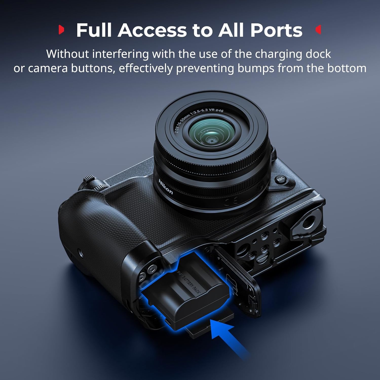 Thumbnail 6 de SmallRig Poignée en L pour Nikon ZR avec Grip en Silicone et plaque rapide Arca – réf. 5466