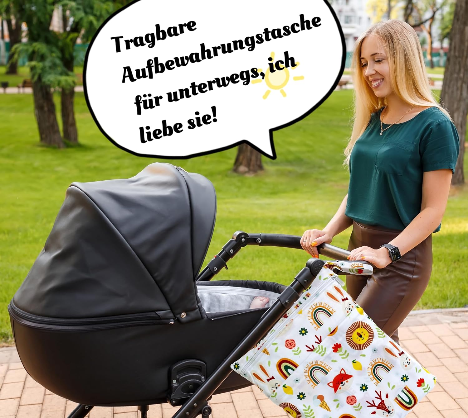 Detalle 2 de TRASUN Wetbag Set für Nassbeutel 2er