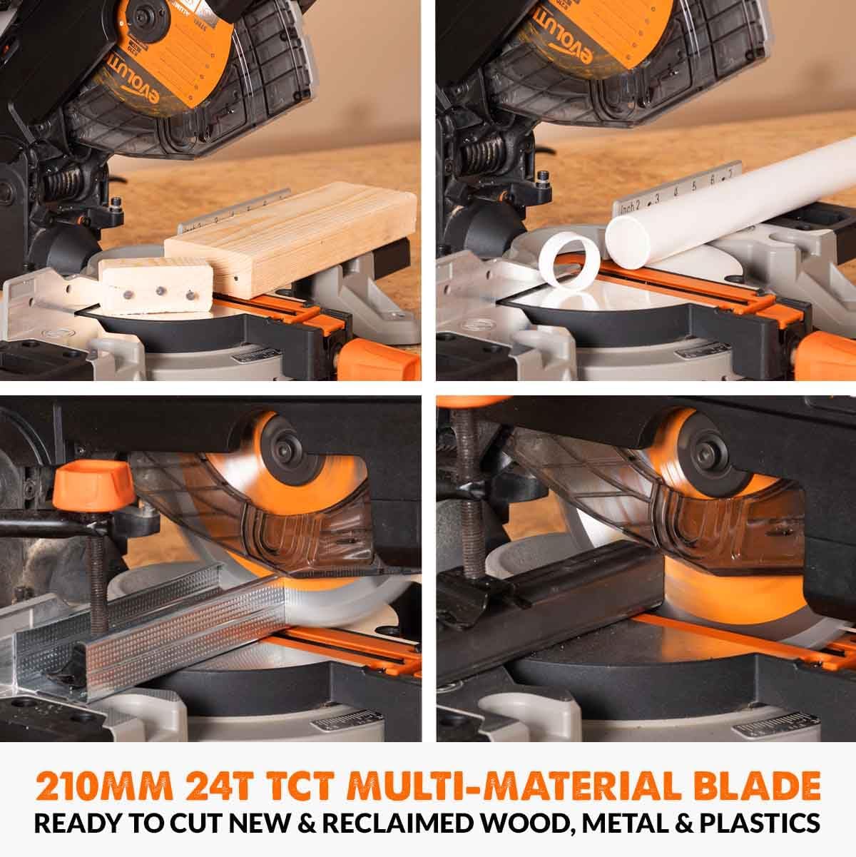 Detalle de Evolution Power Tools R210MTS-G2 Convertible Mitre/Table Saw