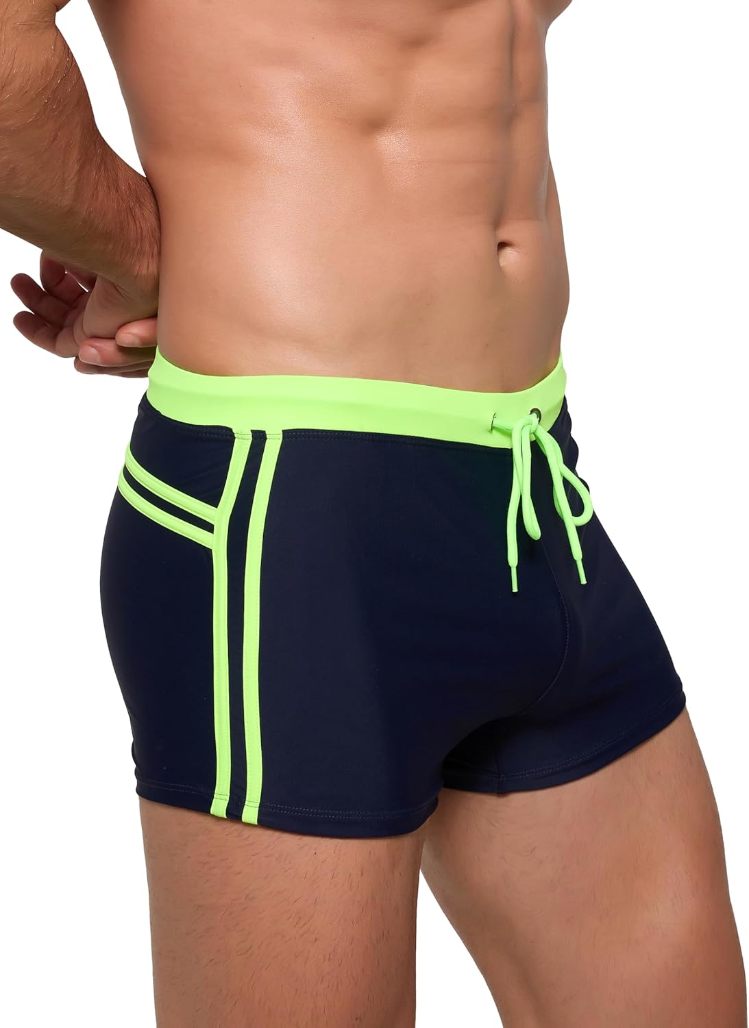 Thumbnail 5 de Arcweg Badehose Herren Eng Kurz Badeshorts mit Tunnelzug – UV-Schutz, schnell trocknend