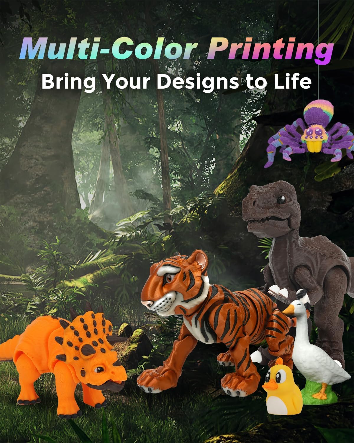 Thumbnail 2 de FLASHFORGE AD5X 3D Printer 220mm Cube