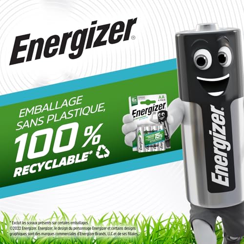 Thumbnail 6 de Energizer Recharge Extreme – Piles AAA Rechargeables 800 mAh (Lot de 4)