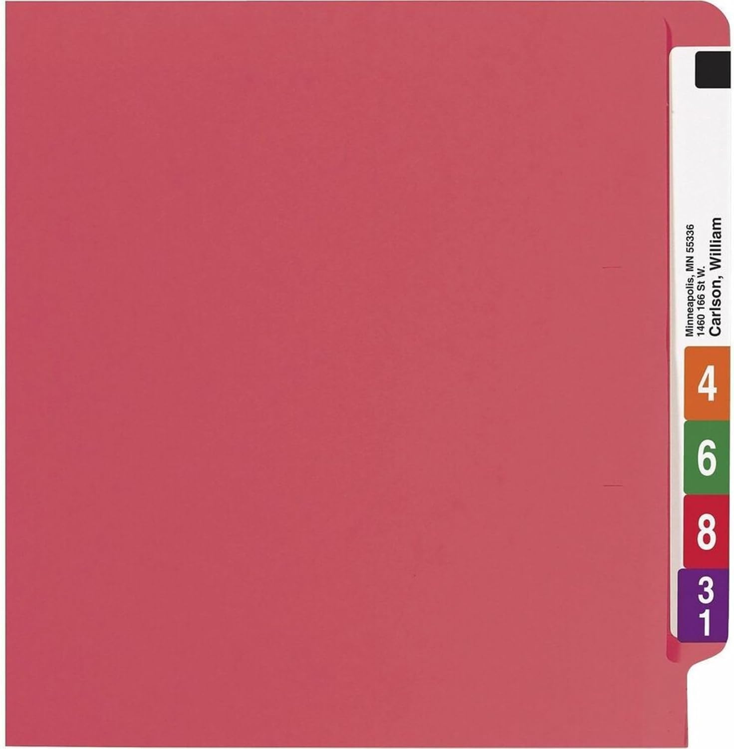 Detalle de Smead End Tab Fastener File Folder, Letter Size