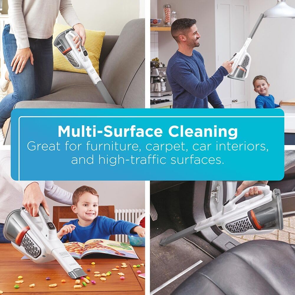 Thumbnail 4 de BLACK+DECKER Dust Buster HHVK320J10: Cordless Hand Vacuum with Extended Runtime
