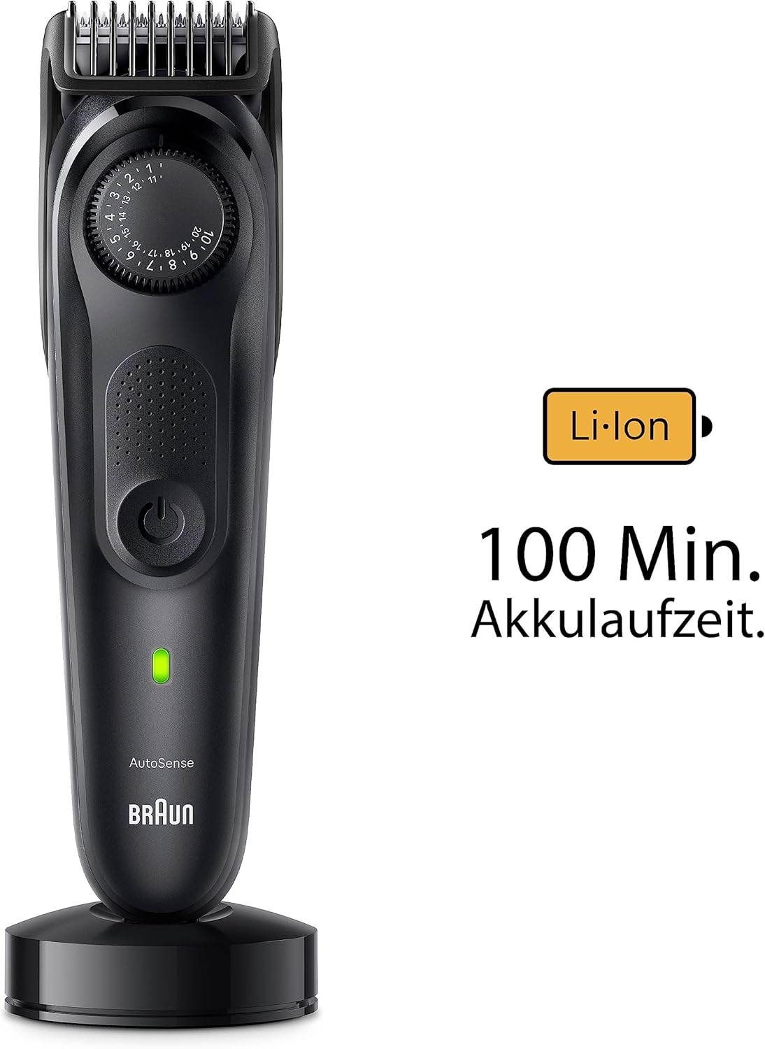 Detalle de Braun Barttrimmer Series 7 BT7441 – Präzise 40 Längeneinstellungen, ProBlade, 100 Min Laufzeit