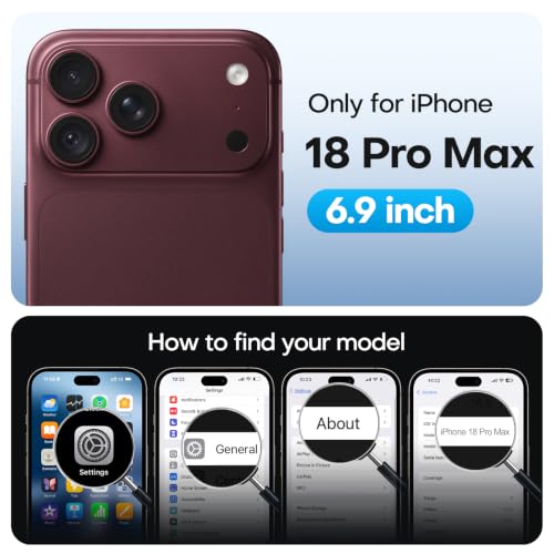 Thumbnail 9 de TAURI 2 Pack for iPhone 18 Pro Max Screen Protector — 9H Tempered Glass with 1-Step Install
