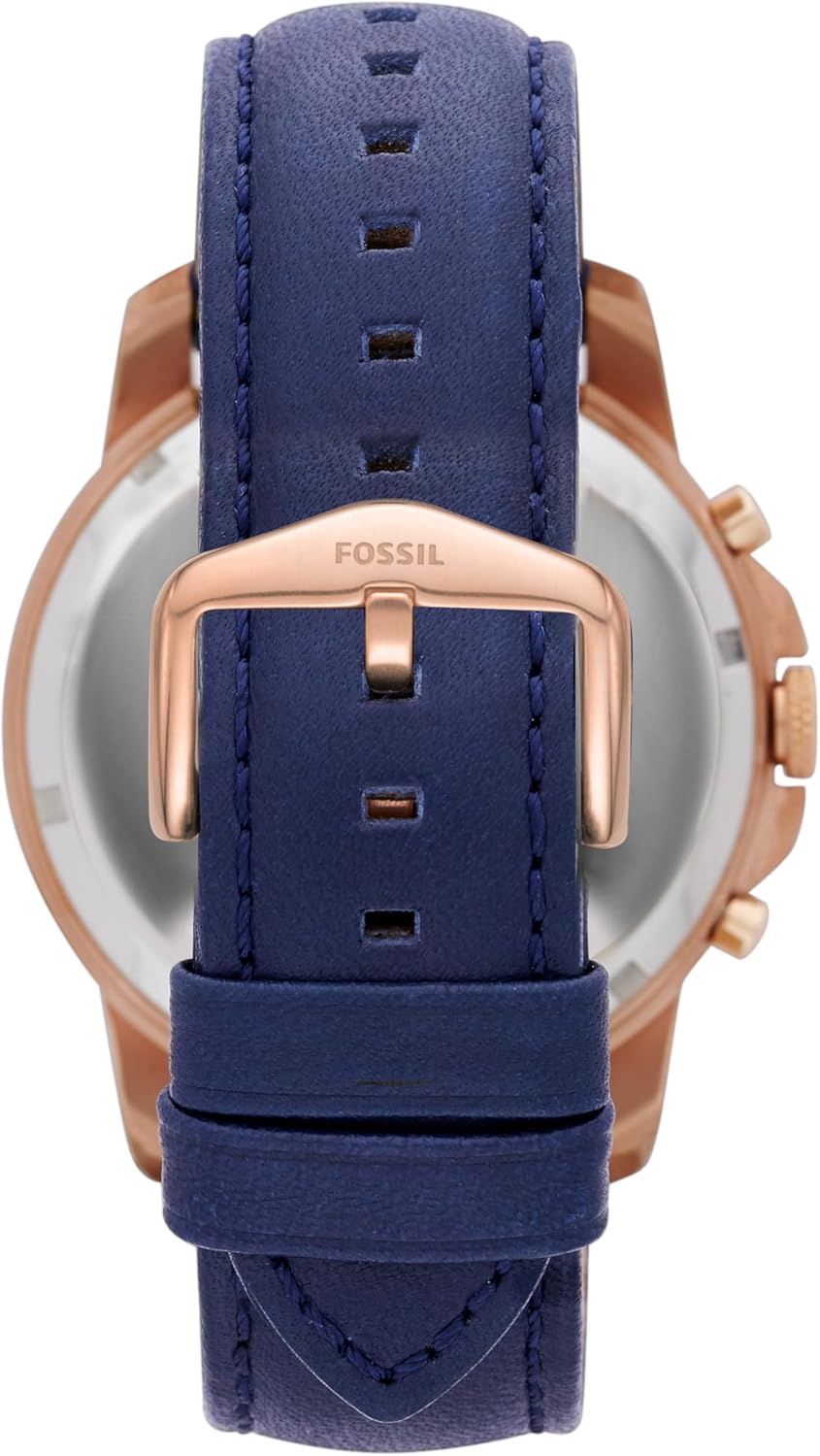 Detalle 1 de Fossil Grant Reloj Hombre Cronógrafo Acero Rosa Dorado