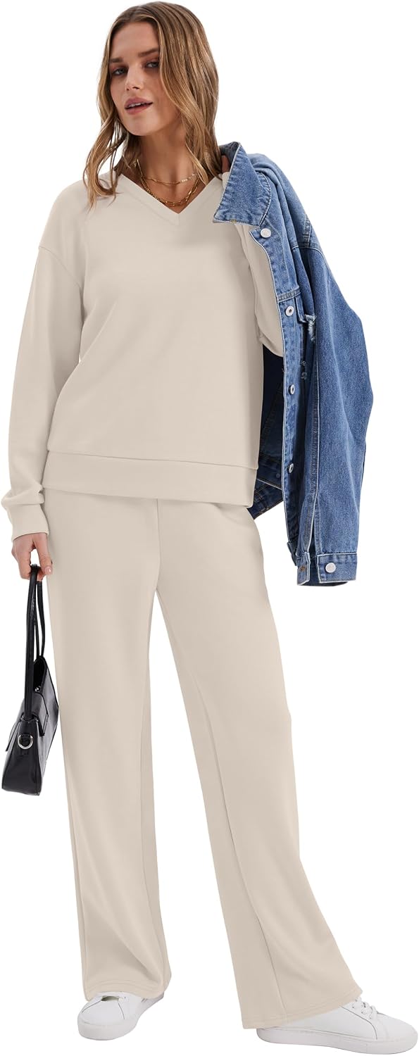 Detalle de WIHOLL 2-Piece Lounge Set XS–XXL V Neck