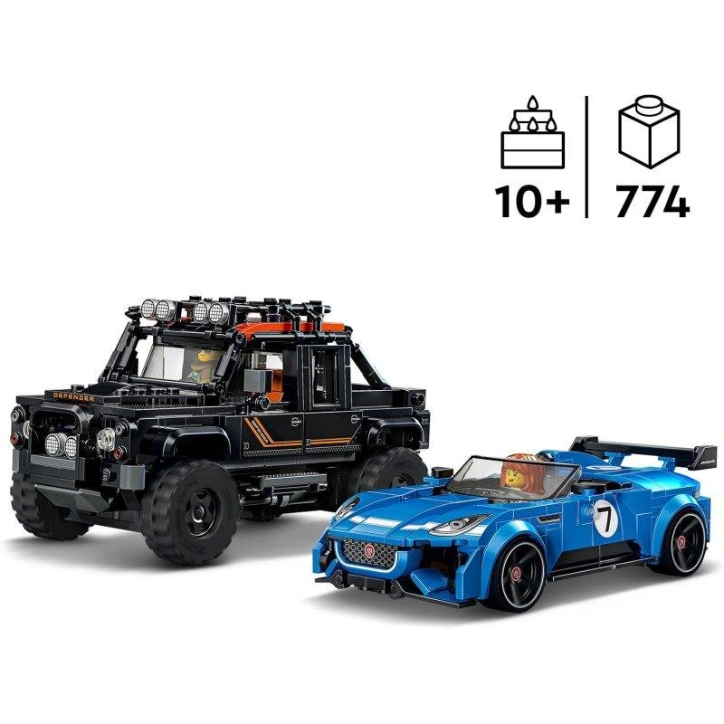 Thumbnail 3 de LEGO Speed Champions Jaguar Project 7 y Land Rover Defender 77264 – 740 piezas