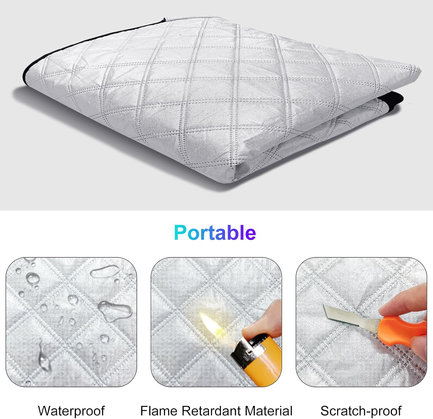 Detalle 2 de Mengine Windscreen Cover 157×126 cm