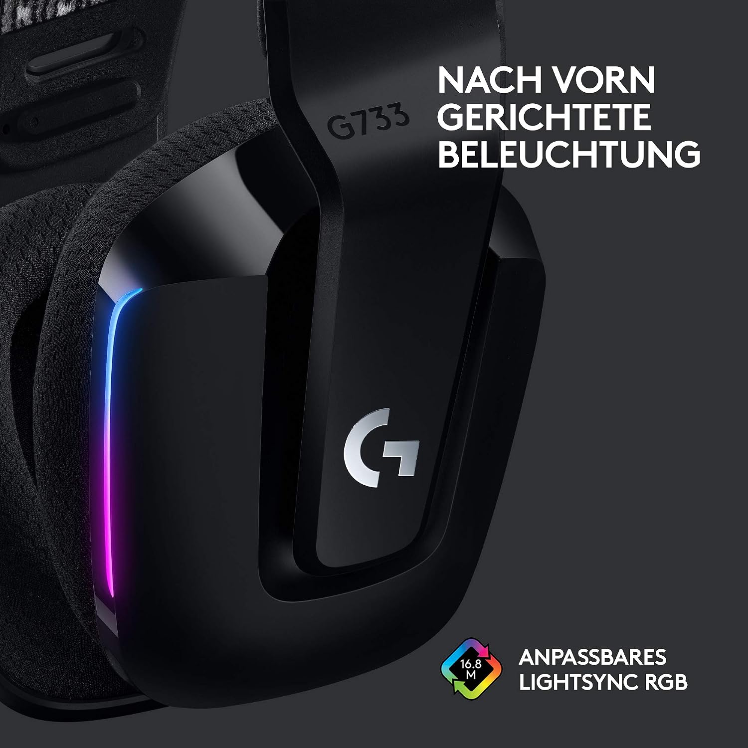 Detalle 2 de Logitech G G733 Lightspeed Headset 29 h