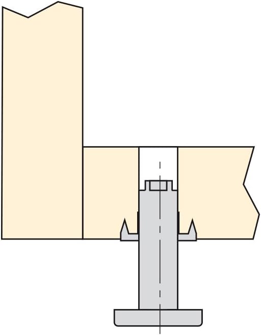 Thumbnail 2 de Emuca 2020805 Piedino a Vite Regolabili per Mobili (Set 20), Zincato M10x30mm