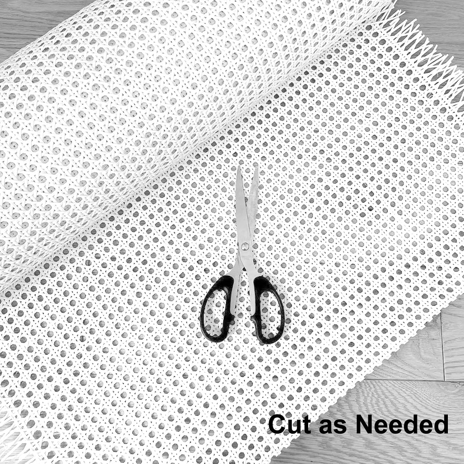 Thumbnail 5 de White Plastic Cane Webbing Roll, 15.8 in x 9.9 ft