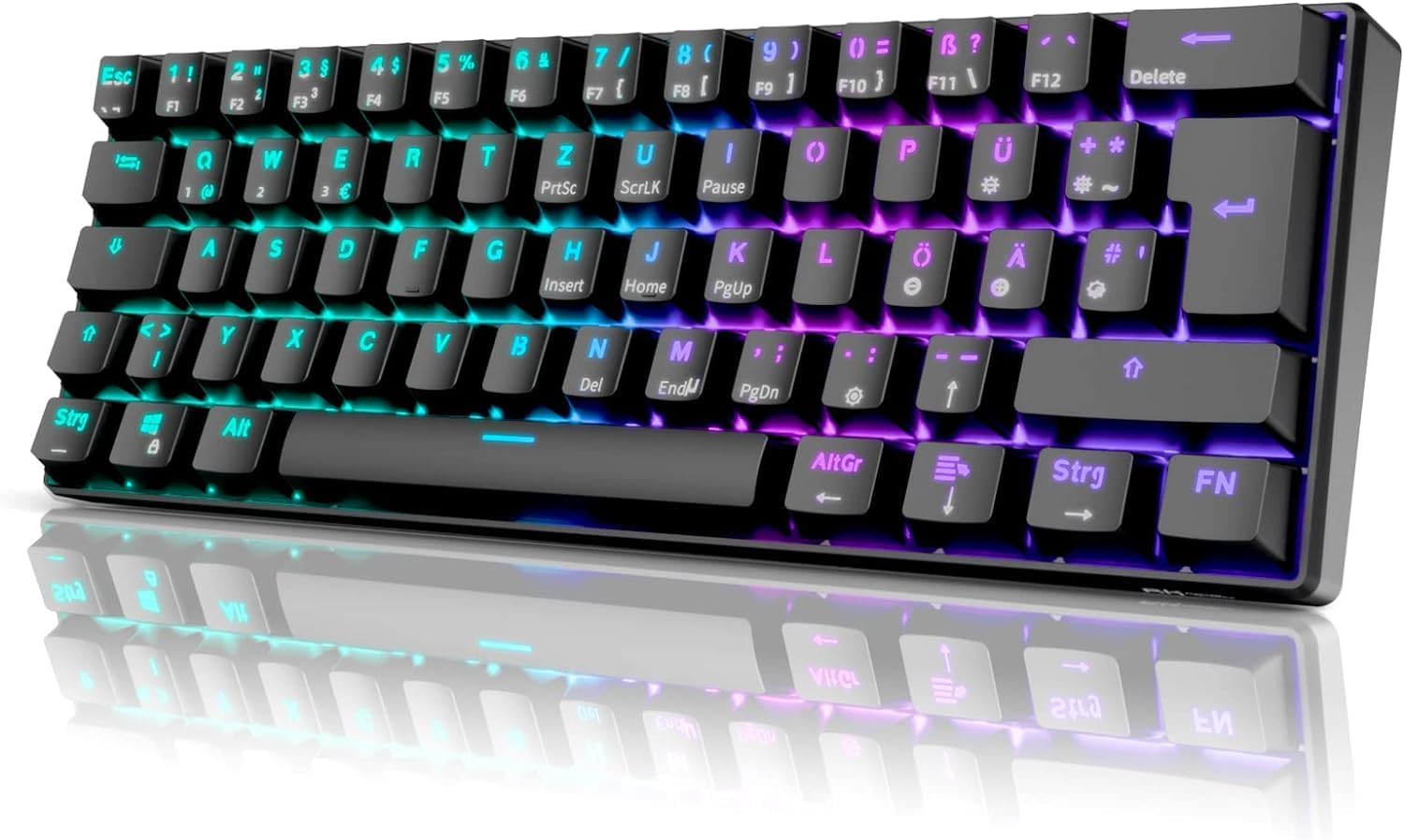 Detalle de RK ROYAL KLUDGE RK61 61‑Tasten 2,4 GHz ⌨