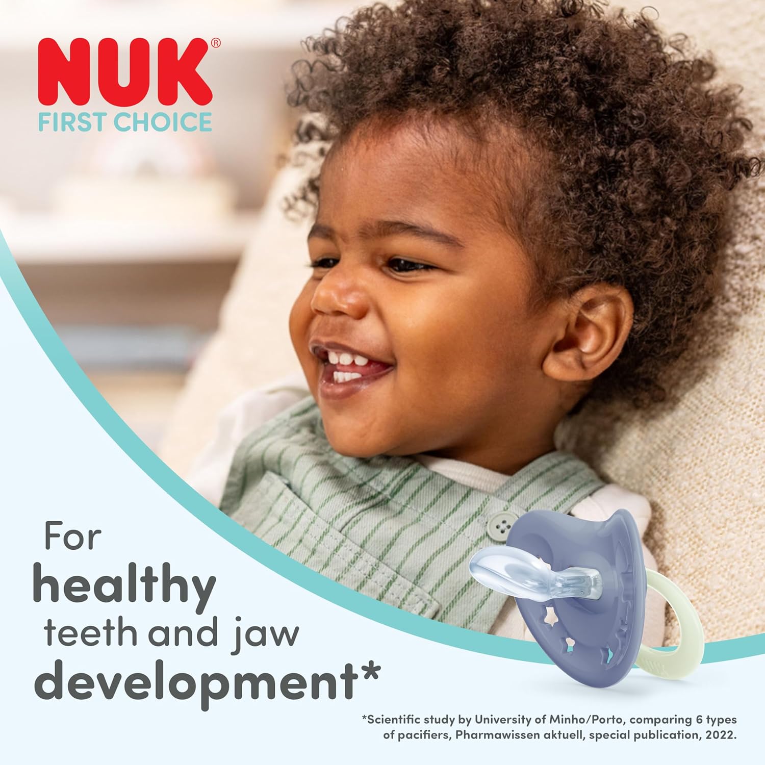 Thumbnail 2 de NUK First Choice Classic Night Dummies 0-6m