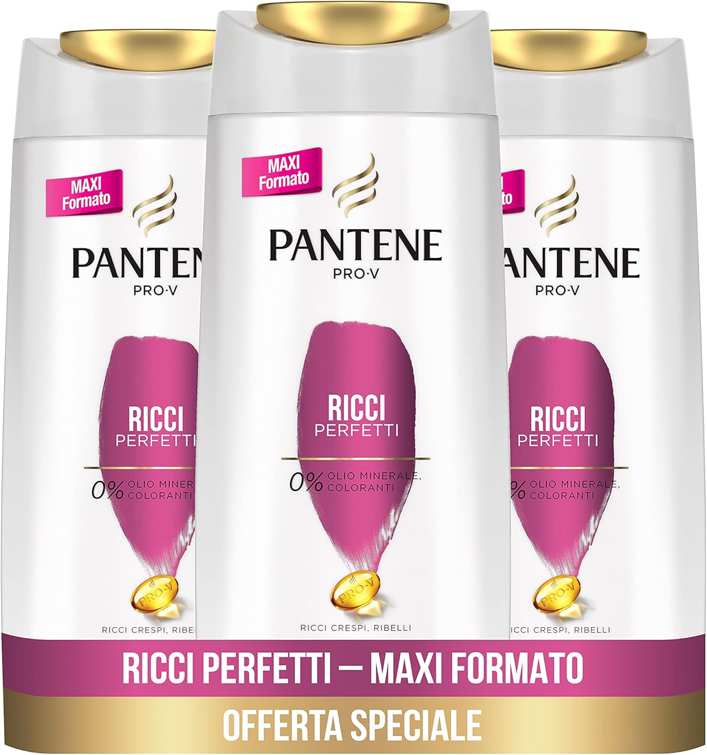 Thumbnail 6 de Pantene PRO-V Ricci Perfetti Shampoo + Balsamo + Trattamento 3 in 1 Active Nutri-Plex 6×300 ml