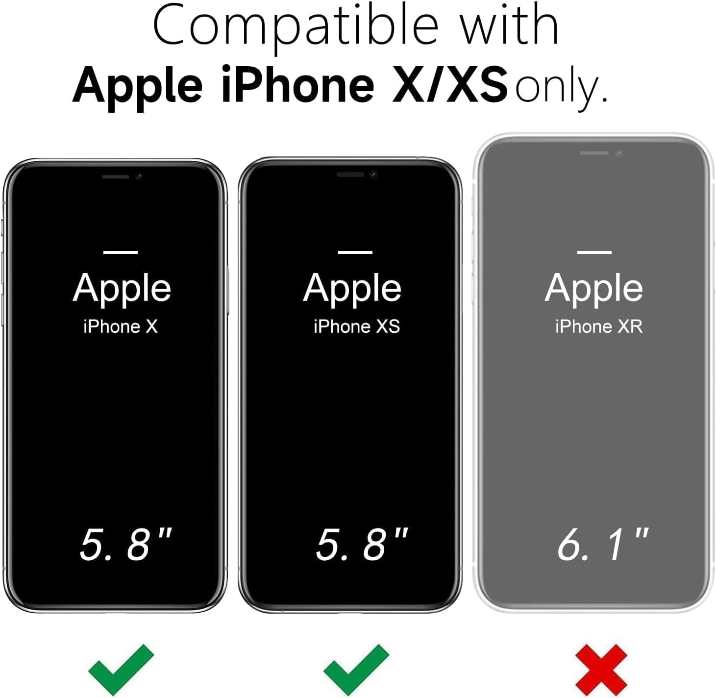 Thumbnail 5 de XTCASE Coque magnétique pour iPhone X/XS avec MagSafe et protection anti-chocs (noir, translucide mat)
