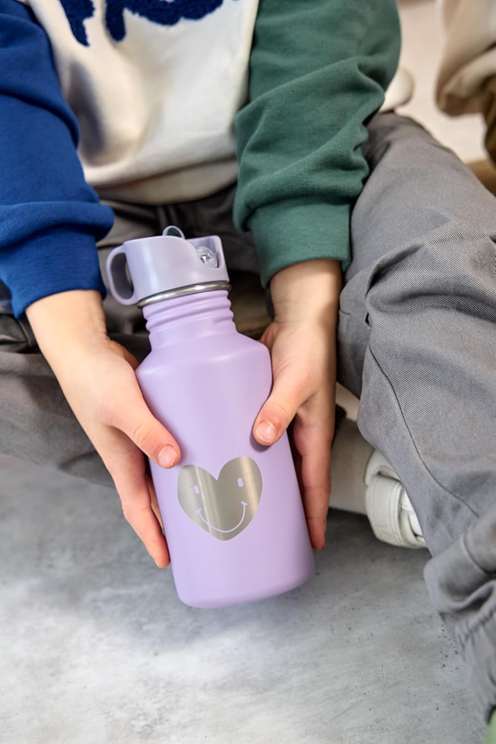 Detalle 1 de LÄSSIG 12100257012 – butelka ze stali nierdzewnej 500 ml, liliowa