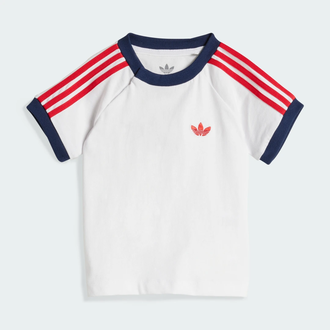 Thumbnail 1 de Conjunto Adidas Denim (Bebé) — camiseta y pantalón en azul
