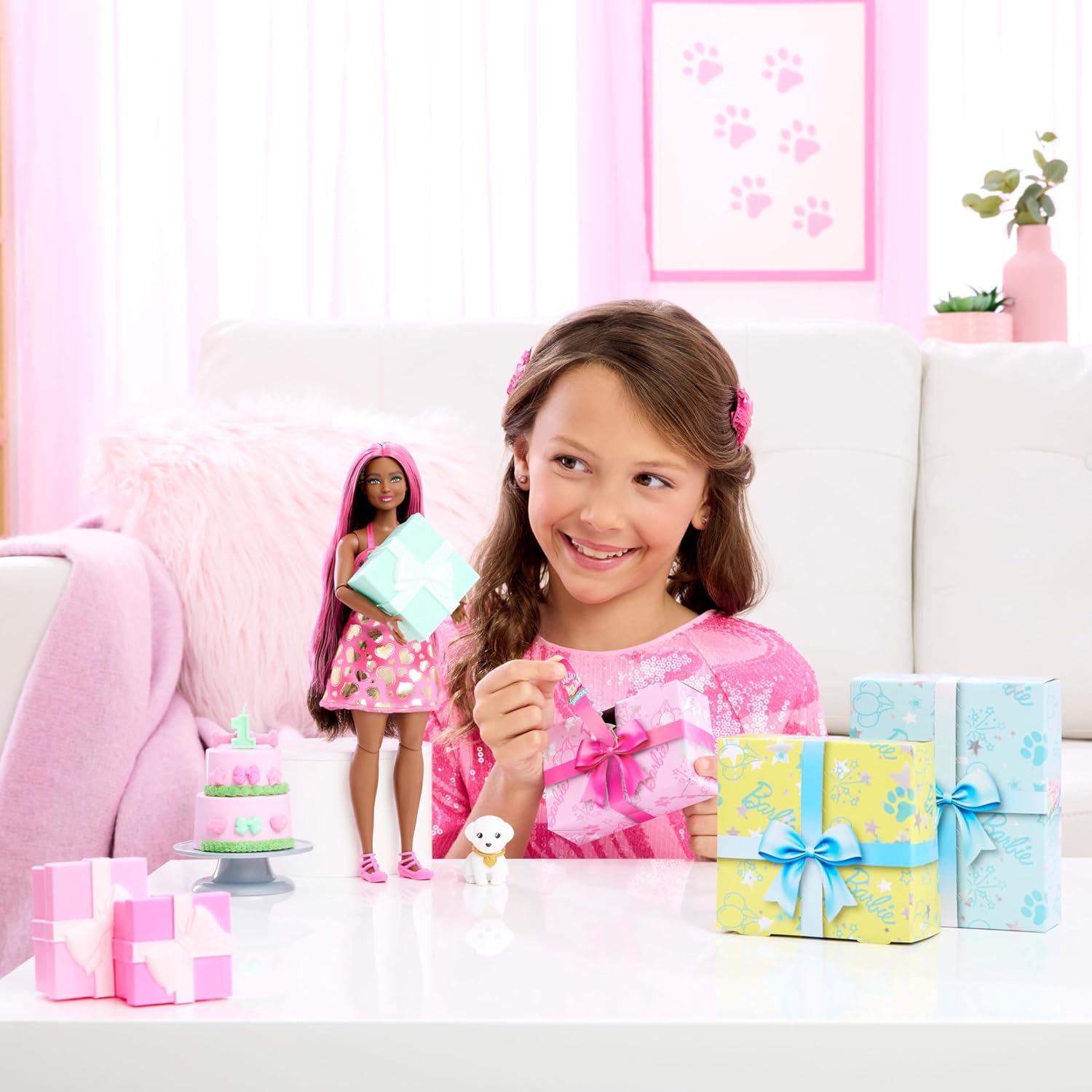 Thumbnail 1 de Barbie Party Unboxed Serie Cumpleaños de Mascotas 🎉