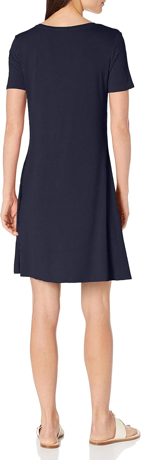 Thumbnail 1 de Amazon Essentials Damen Swingkleid mit V-Ausschnitt (kurzärmelig, normale Passform)