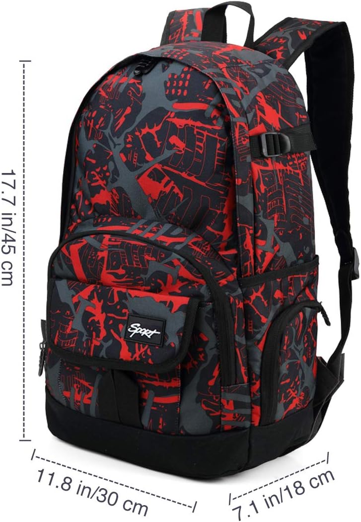 Thumbnail 4 de Rickyh Style School Backpack Travel Bag for Men & Women – Lightweight 25L Everyday Backpack with Laptop Compartment