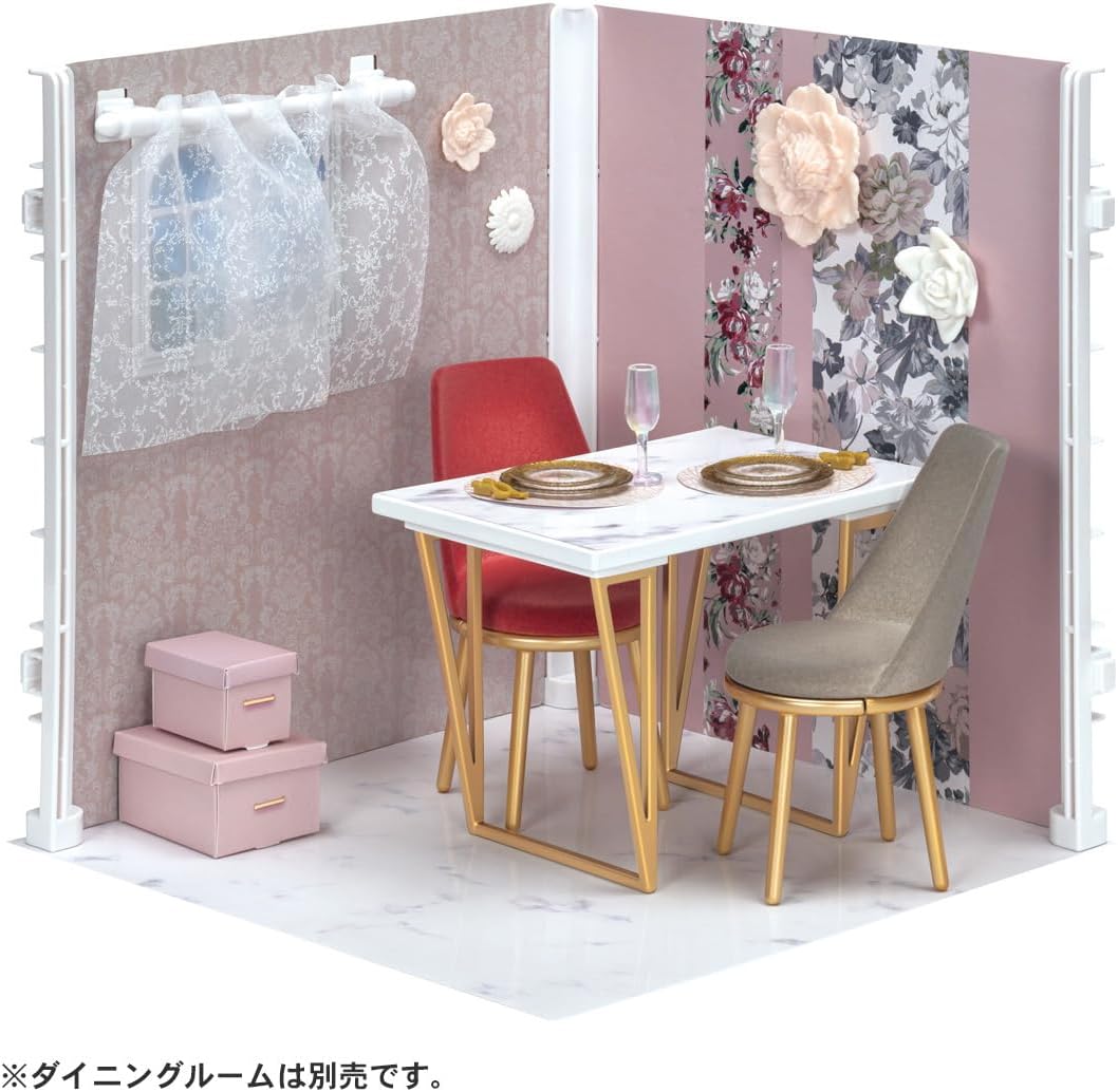 Detalle de タカラトミー リカちゃん LF-09 ダイニングテーブルセット Francfrancコラボ・食器付き