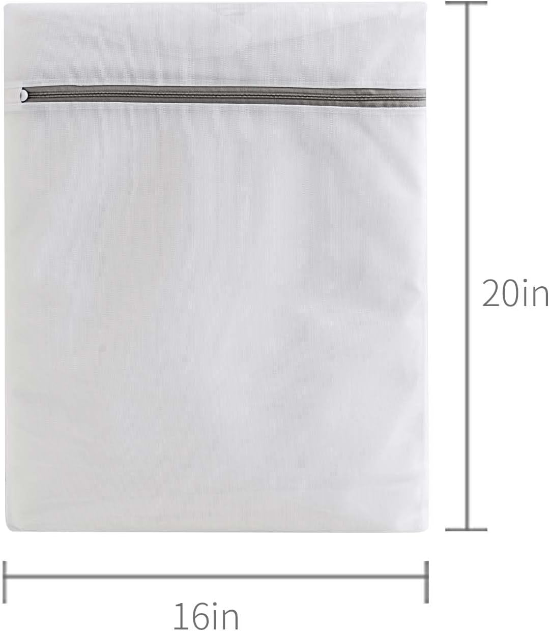 Detalle de Laundry Bags Mesh Wash Bags (4-Pack, 16 x 20 Inches) for Delicates, College & Dorm Use
