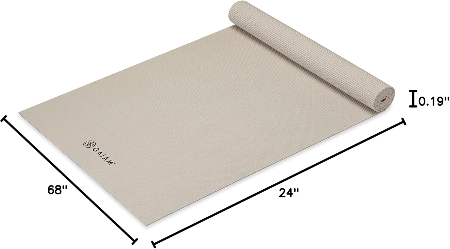 Thumbnail 5 de Gaiam Yoga Mat 68" x 24" 5mm non-slip mat 🧘♀