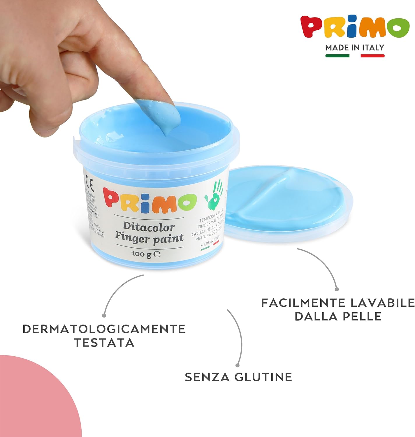 Detalle 2 de PRIMO Valigetta Colori Bambini +2 Anni 100 g 6 Pastelli