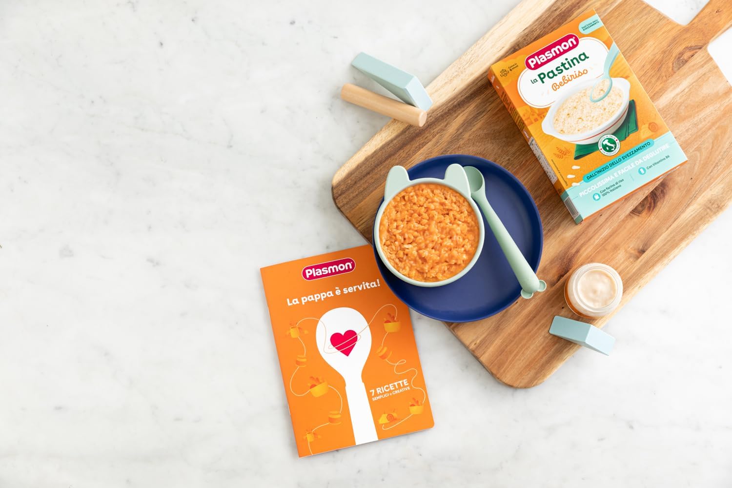 Thumbnail 3 de Plasmon Pastina Bebiriso - 300 g (12 Pezzi): Pastina senza glutine con ferro e vitamina B6 per lo svezzamento