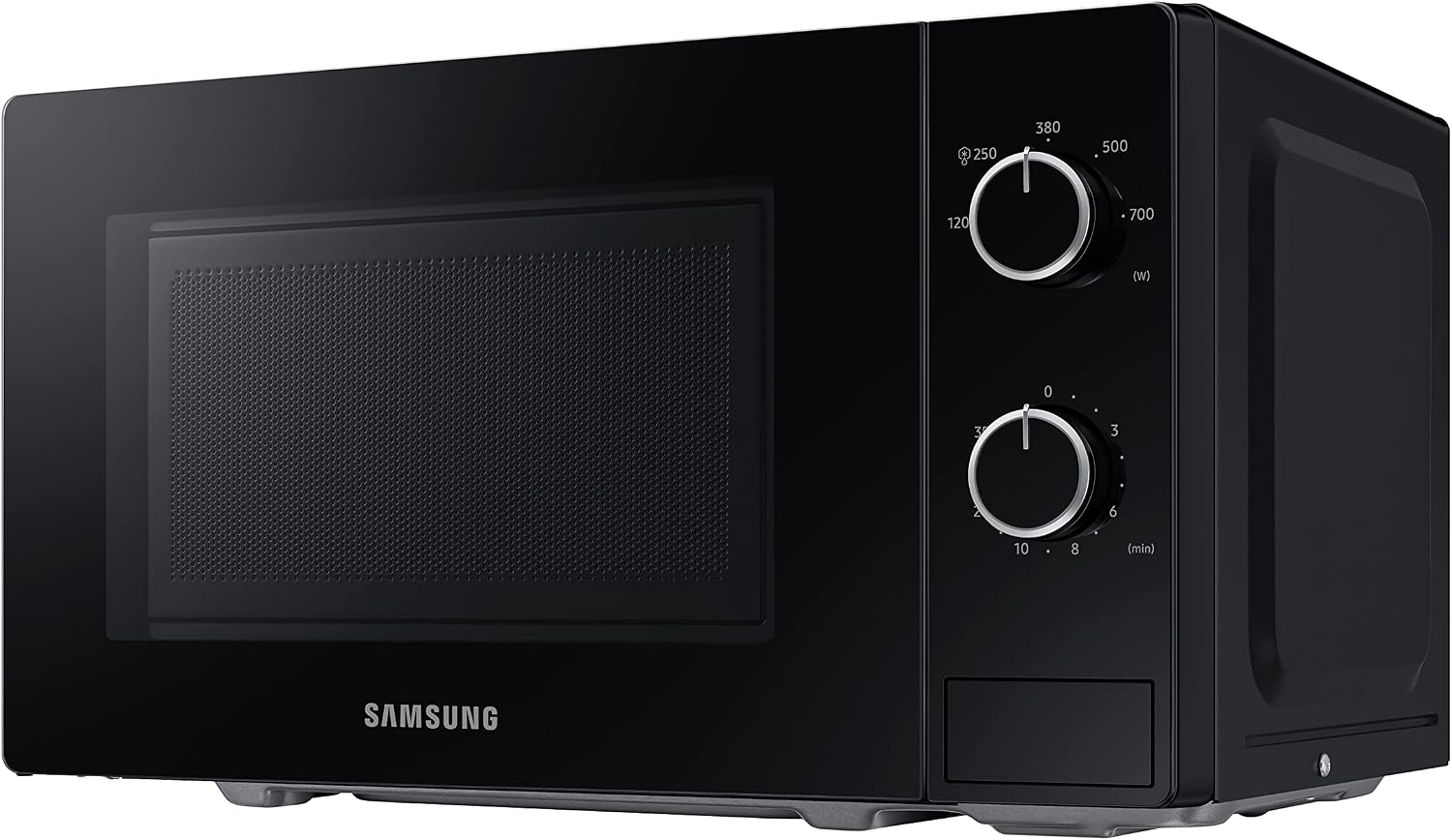 Detalle de Samsung Forno a Microonde MS20A3010AL: design minimalista e cottura essenziale da libera installazione